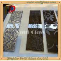 Tempered Glass for Building and furniture sauna door glass etched glass