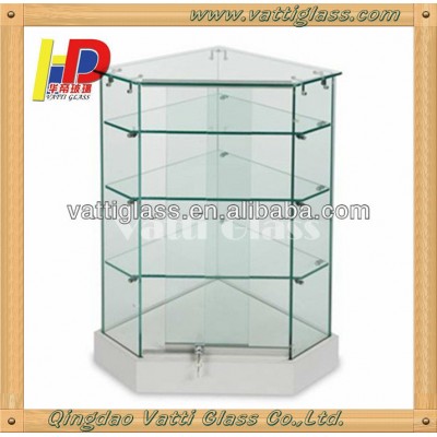 Tempered Glass for showcase, glass display showcase