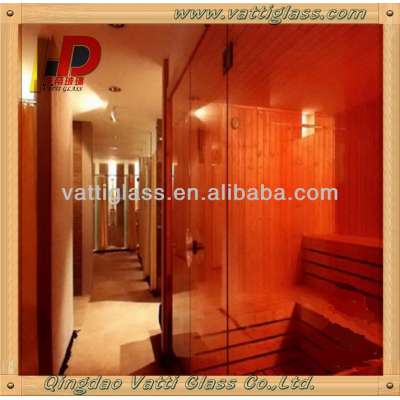 Tempered glass sauna door and sauna glass door for bathroom and sauna room door